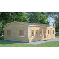 6m x 10m (60m2) Premier School Classroom - Building Compliant - Log Cabin - 70mm Wall Thickness - Double Glazing 